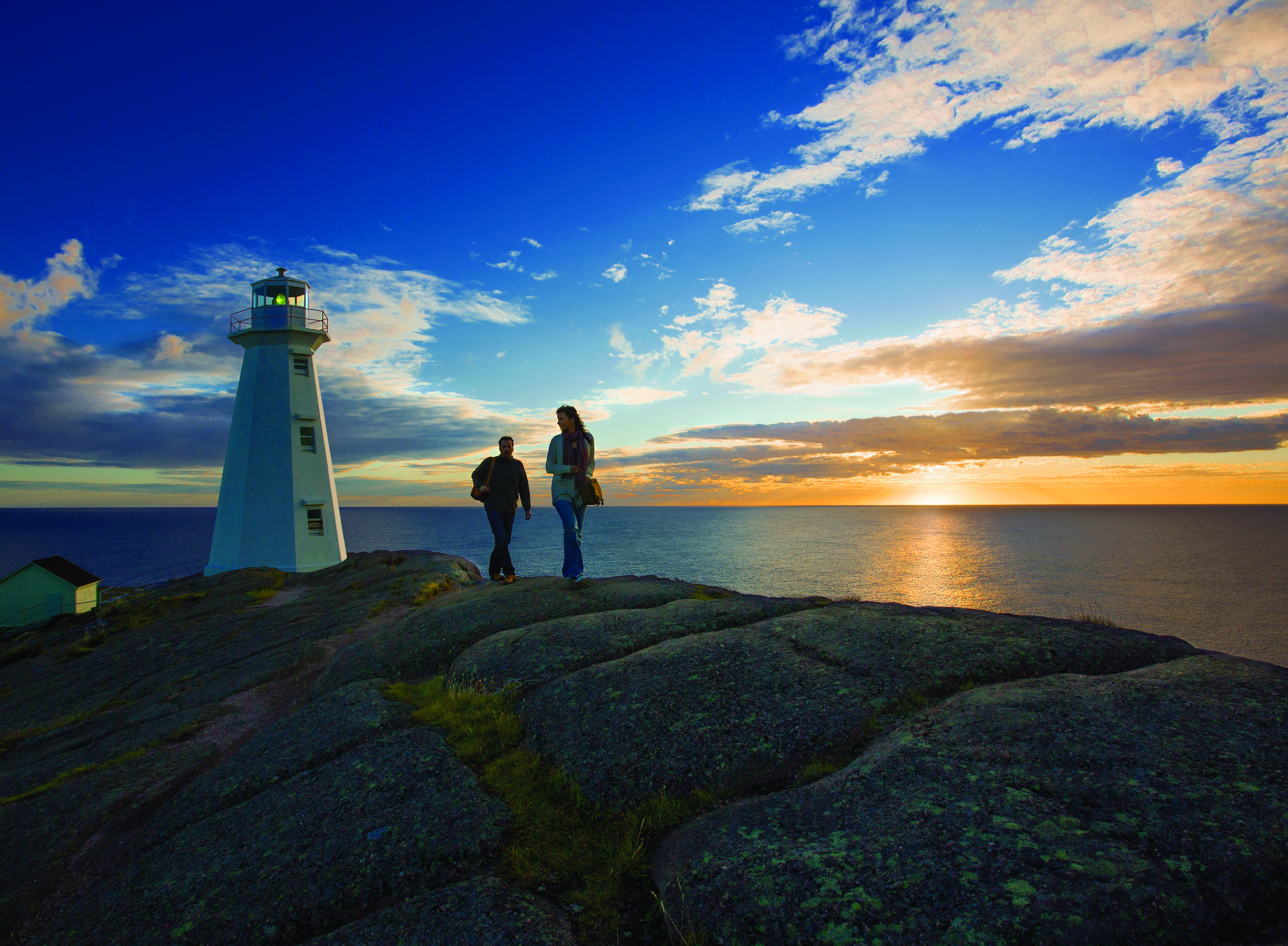 Sunrise at Cape Spear Lighthouse National Historic Site Avalon