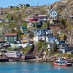 The Battery is a small neighbourhood at the entrance to St. John's harbour that is noted for its colourful houses built at the base of Signal Hill.