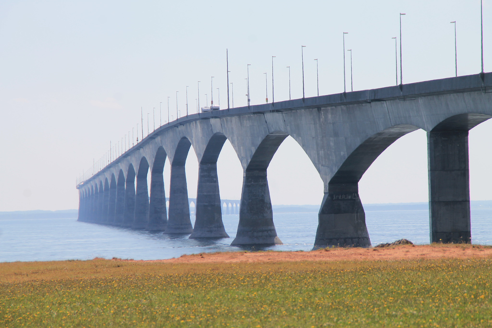 Day 8 - Confederation Bridge: Confederation Bridge, Photo Credit Sarah Wesley Farm